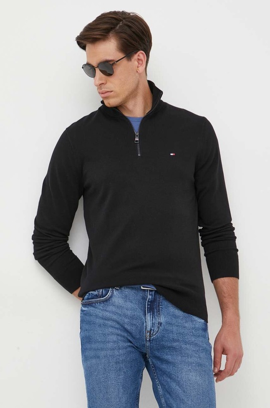 Tommy Hilfiger sweter pozostałe czarny MW0MW25352