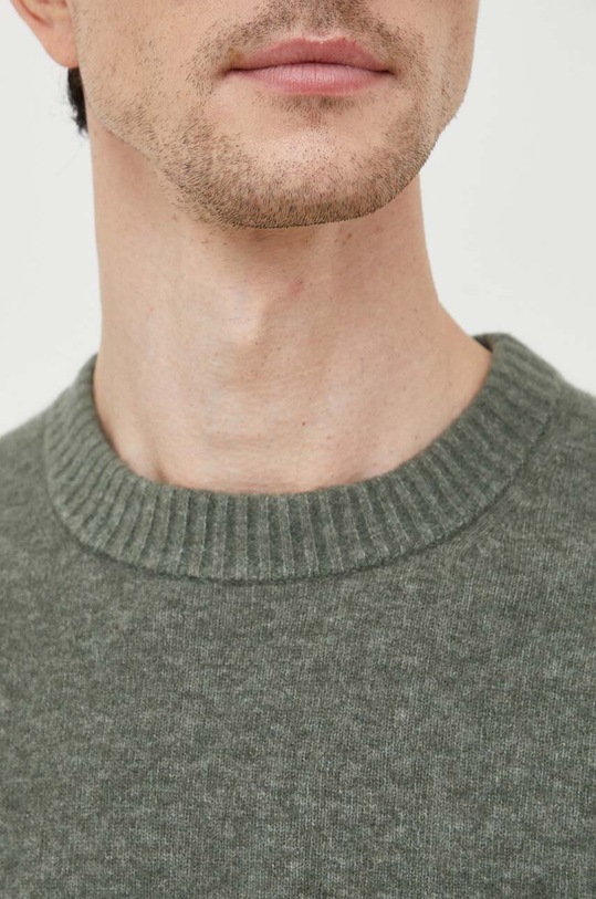 Пуловер с вълна Calvin Klein K10K110401 зелен
