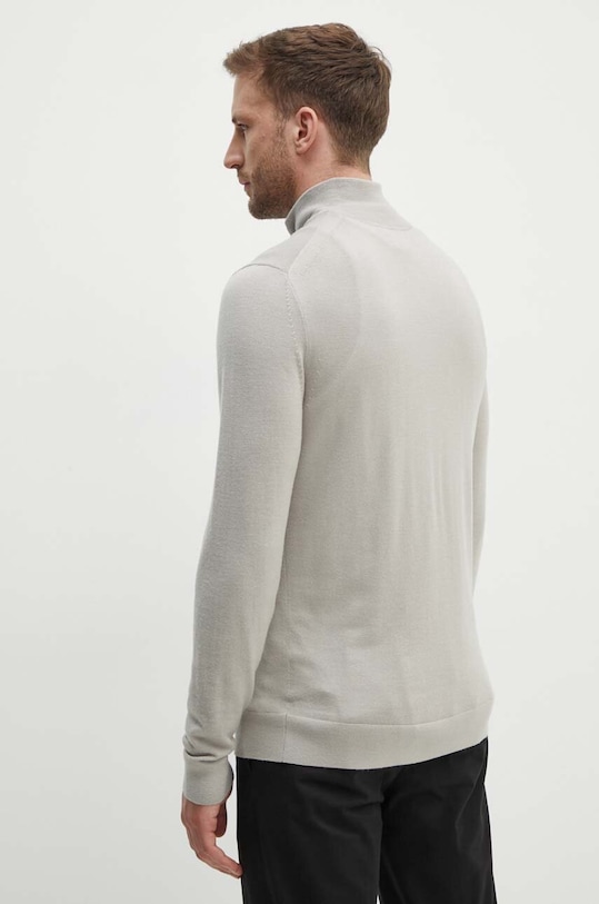 Odzież Calvin Klein sweter wełniany K10K110421 szary