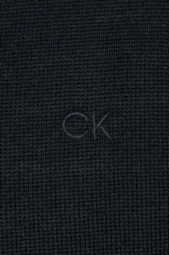 Calvin Klein sweter wełniany K10K110421 czarny