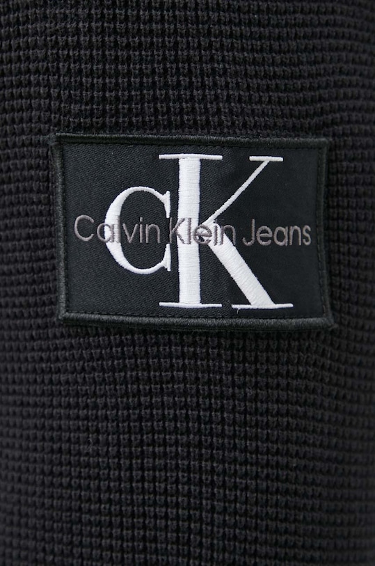 Calvin Klein Jeans sweter bawełniany J30J323814 czarny