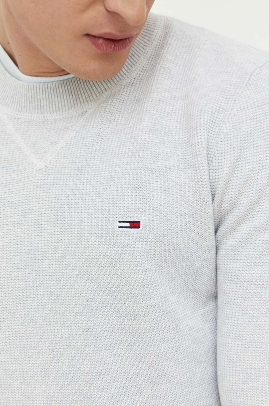 Tommy Jeans sweter bawełniany DM0DM16785 szary