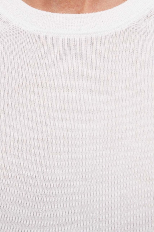 BOSS sweter wełniany 50468239 beżowy