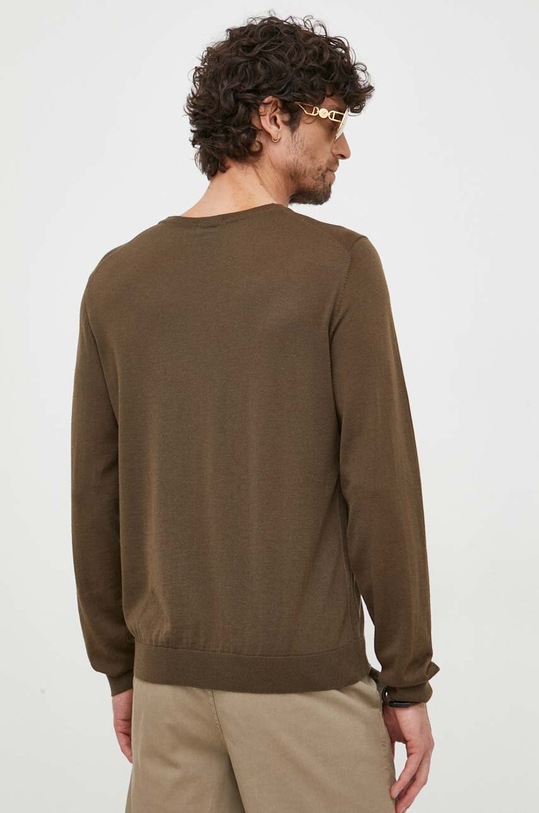 Oblečení Vlněný svetr BOSS 50468239 hnědá