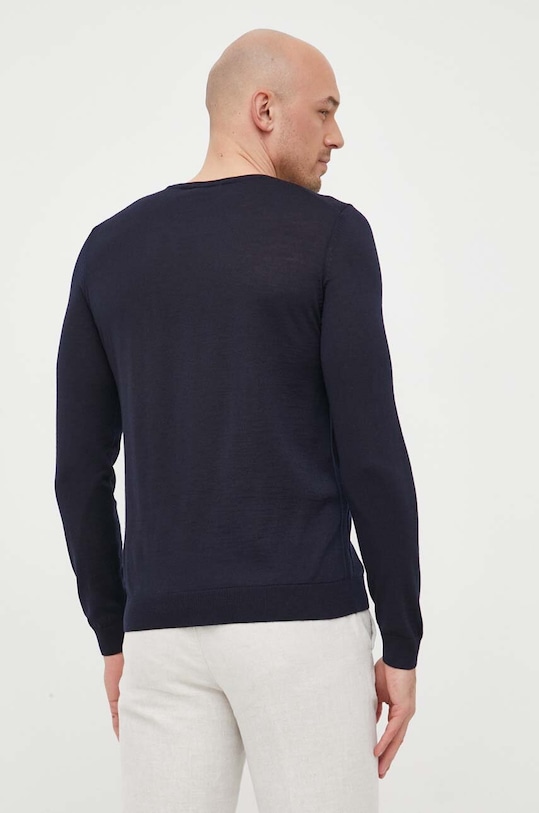 Одежда Шерстяной свитер BOSS 50468239 тёмно-синий