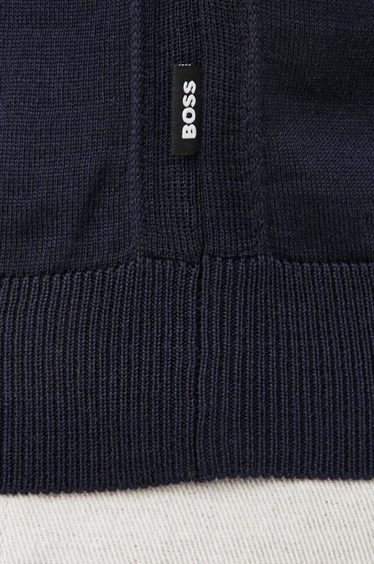 BOSS pulover de lână 50468239 bleumarin