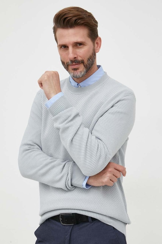 BOSS Orange t-shirt bawełniany szary 50494404