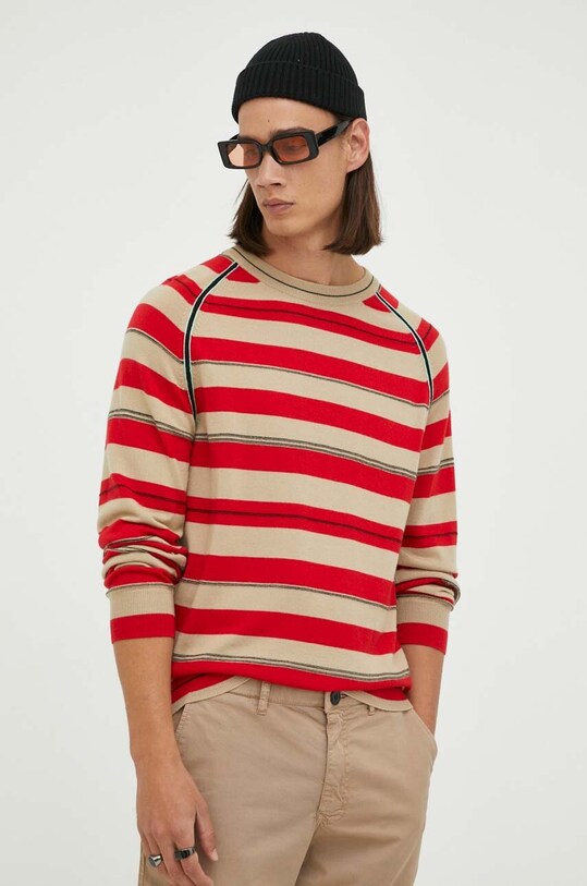 Vuneni pulover PS Paul Smith crvena M2R.217Y.L21863