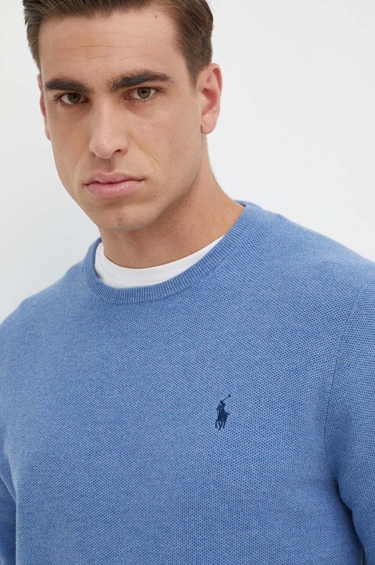 Bavlněný svetr Polo Ralph Lauren modrá 710918163