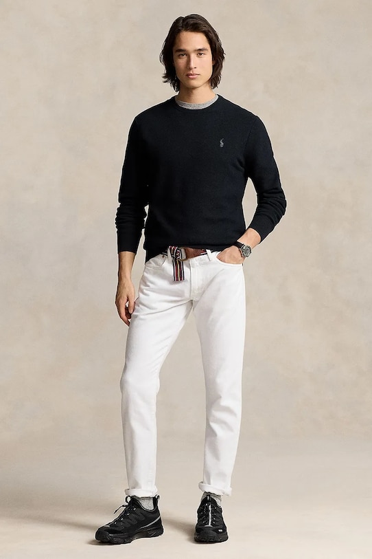 Clothing Polo Ralph Lauren cotton jumper 710918163 black