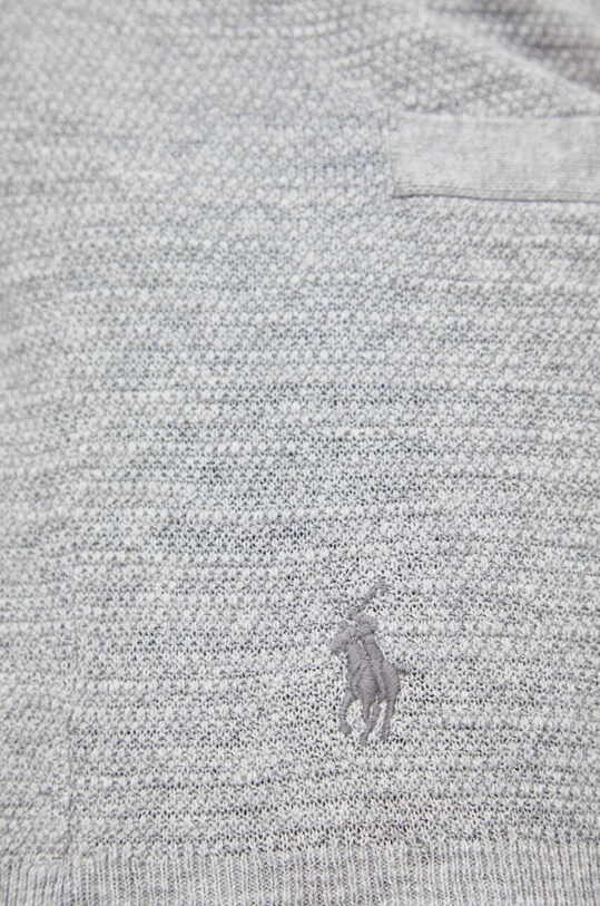 Кардиган з домішкою льону Polo Ralph Lauren 710909174 сірий
