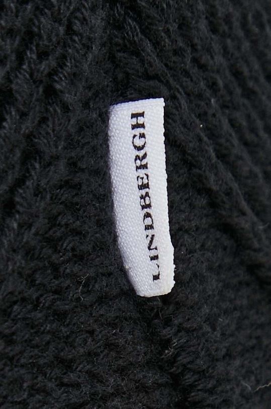 Lindbergh pamut pulóver 30.804043.BLACK fekete