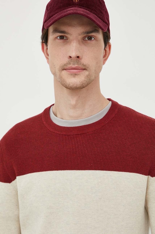 Βαμβακερό πουλόβερ Lindbergh πολύχρωμο 30.824046.DK.RED