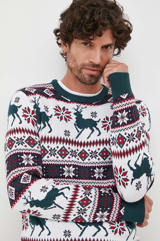 Lindbergh sweter pozostałe zielony 30.800169.WHITE