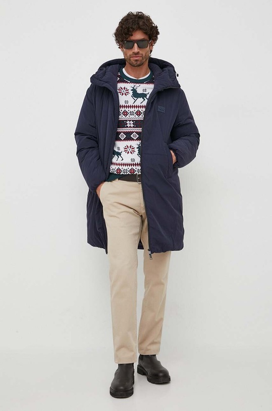 Lindbergh sweter 30.800169.WHITE zielony AW23