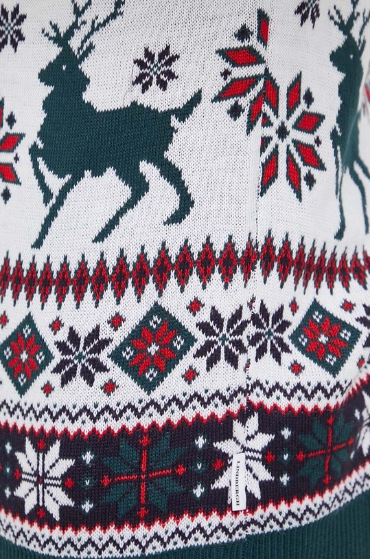 Lindbergh sweter 30.800169.WHITE zielony