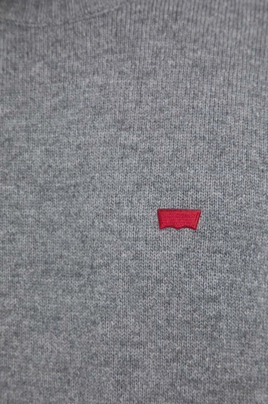 Levi's sweter wełniany A4320.0000 szary