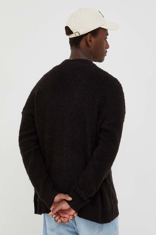 Levi's cardigan din amestec de lana negru A0709.0019
