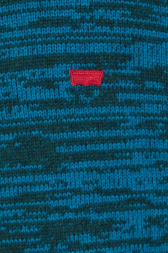 Levi's sweter wełniany A4320.0006 turkusowy
