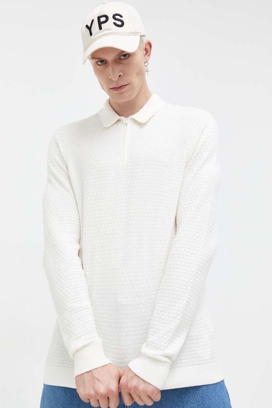 Hollister Co. sweter pozostałe beżowy KI320.3036.178