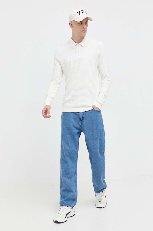 Sveter Hollister Co. KI320.3036.178 béžová AW23