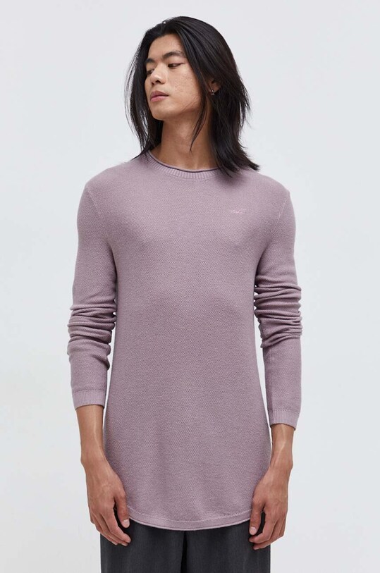 Hollister Co. pulover subtiri violet KI320.3037.632