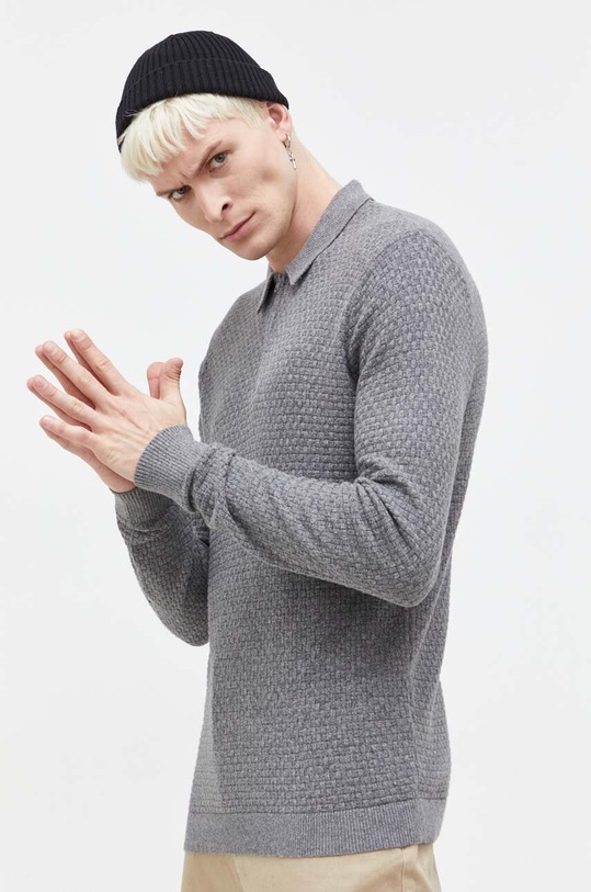 Hollister Co. sweter szary KI320.3038.122