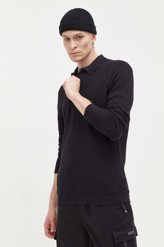 Hollister Co. sweter pozostałe czarny KI320.3038.902