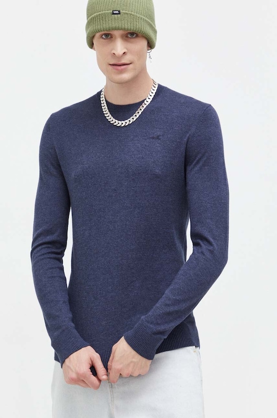 Hollister Co. sweter pozostałe granatowy KI320.3039.202