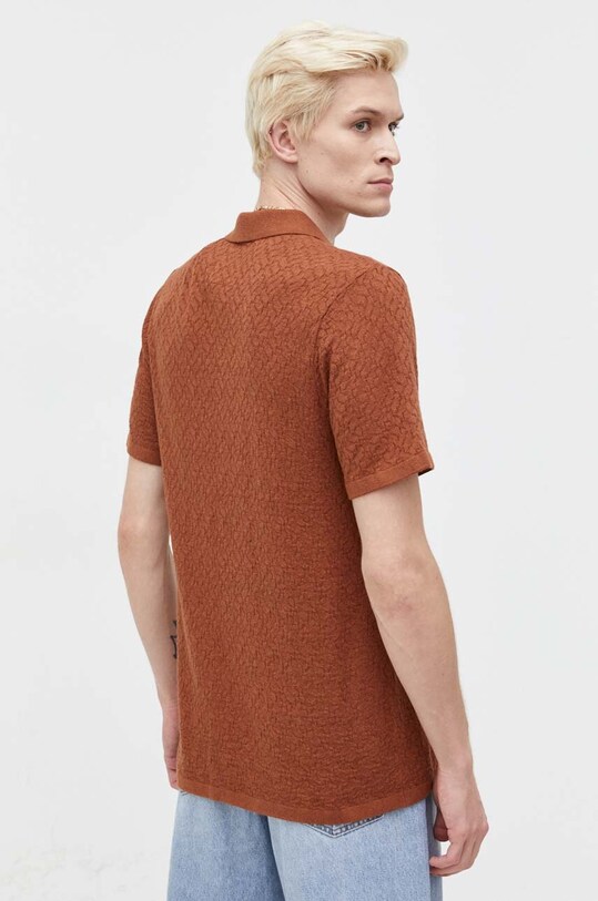 Odzież Hollister Co. koszula KI320.3040.702 brązowy