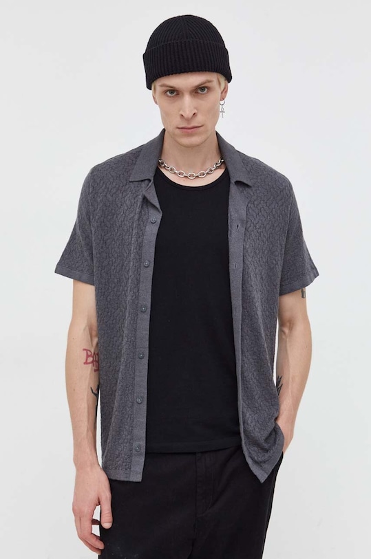 Hollister Co. koszula regular szary KI320.3040.902