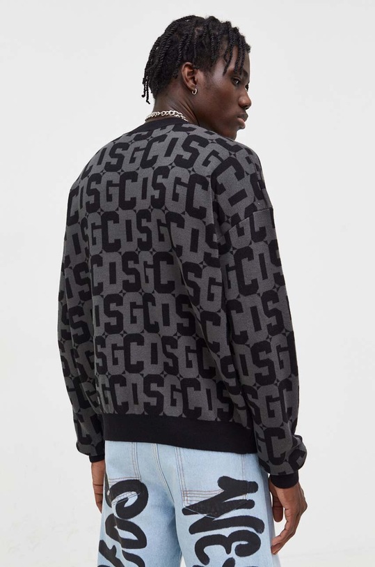 GCDS maglione in lana FW23M380704 nero AW23
