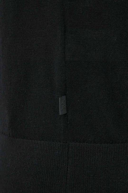 Vlněný svetr Michael Kors CF260727AP černá