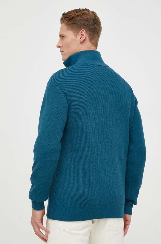 Odzież Armani Exchange sweter z domieszką wełny 6RZM6G.ZM1LZ turkusowy