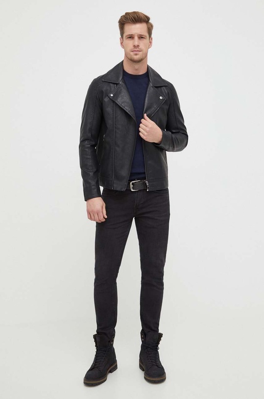 Guess sweter z domieszką wełny M3YR00.Z3052 granatowy AW23