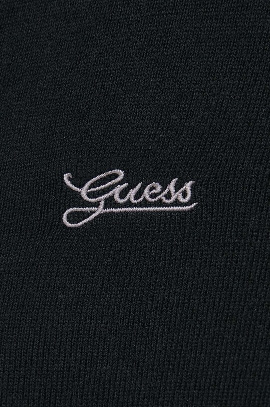 Guess kardigan z domieszką jedwabiu M3YR02.Z3052 czarny