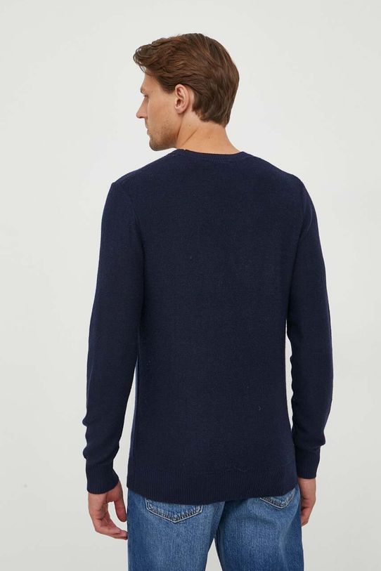 Odzież Guess sweter z domieszką wełny M3BR50.Z38V2 granatowy