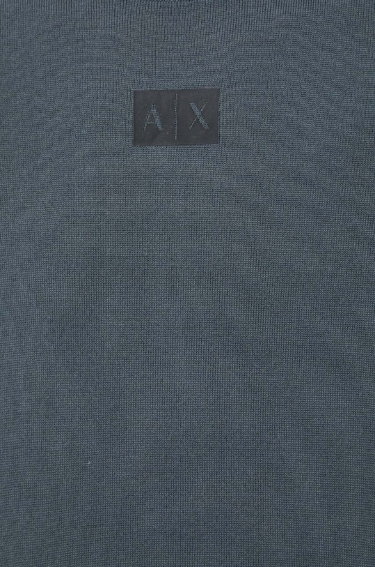Armani Exchange sweter wełniany 6RZM5C.ZMM9Z zielony