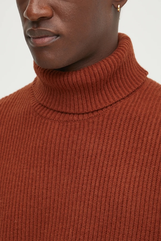 Вовняний светр Les Deux LDM310047 помаранчевий