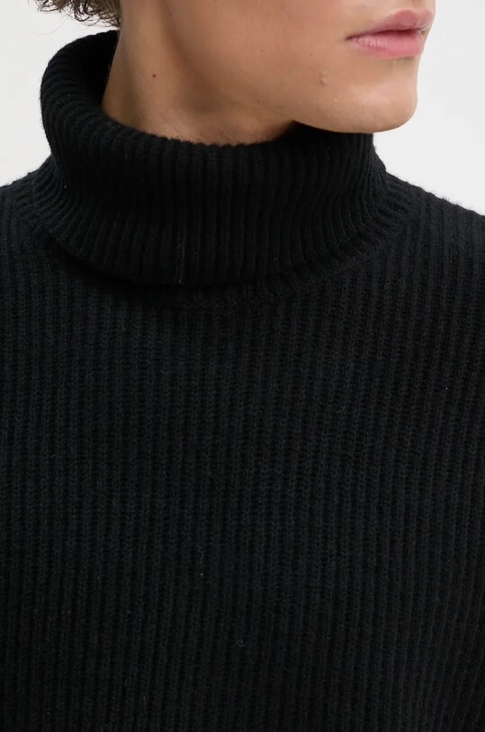 Les Deux pulover de lana LDM310047 negru