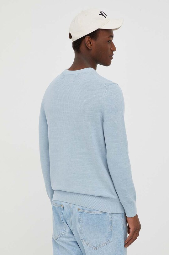 Marc O'Polo sweter bawełniany niebieski 328502360124
