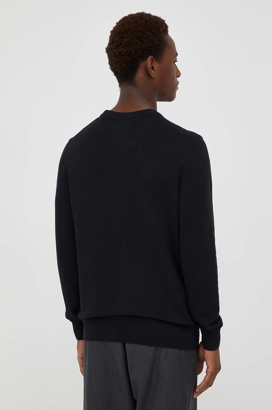 Marc O'Polo sweter bawełniany 328502360124 czarny AW23