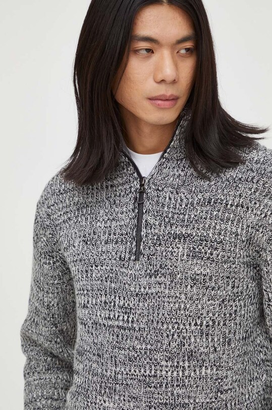 Svetr z vlněné směsi Marc O'Polo DENIM černá 369601360142