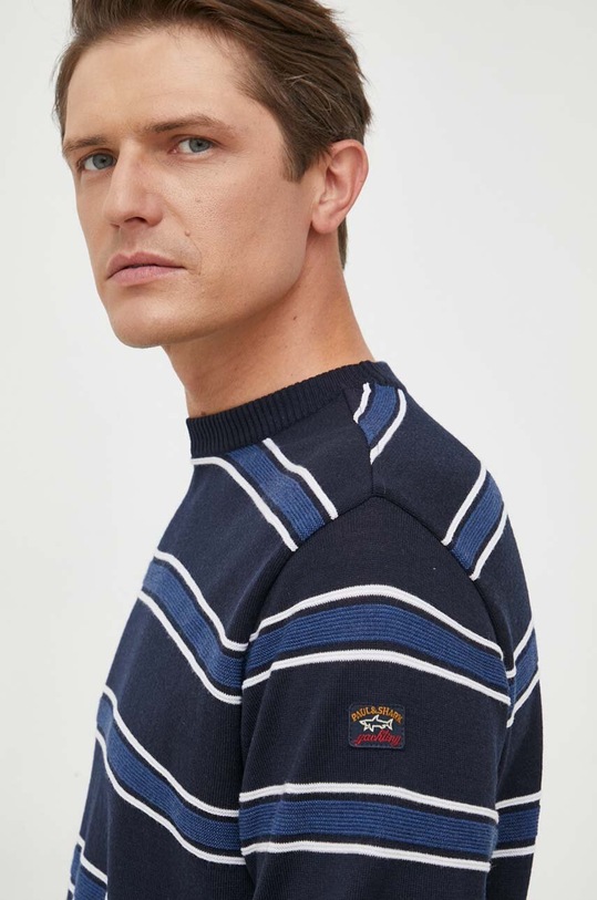 Paul&Shark sweter wełniany granatowy 13311053