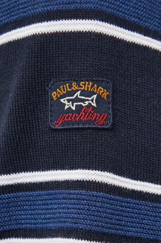 Paul&Shark sweter wełniany 13311053 granatowy