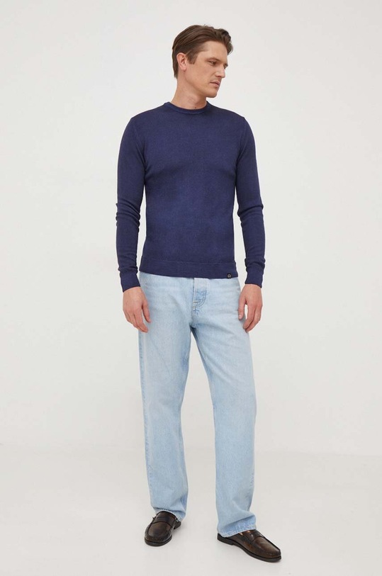 Шерстяной свитер Colmar 4467T.8WZ тёмно-синий AW23