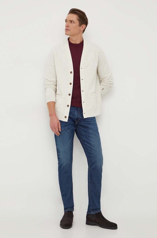 Colmar sweter wełniany 4467T.8WZ bordowy AW23