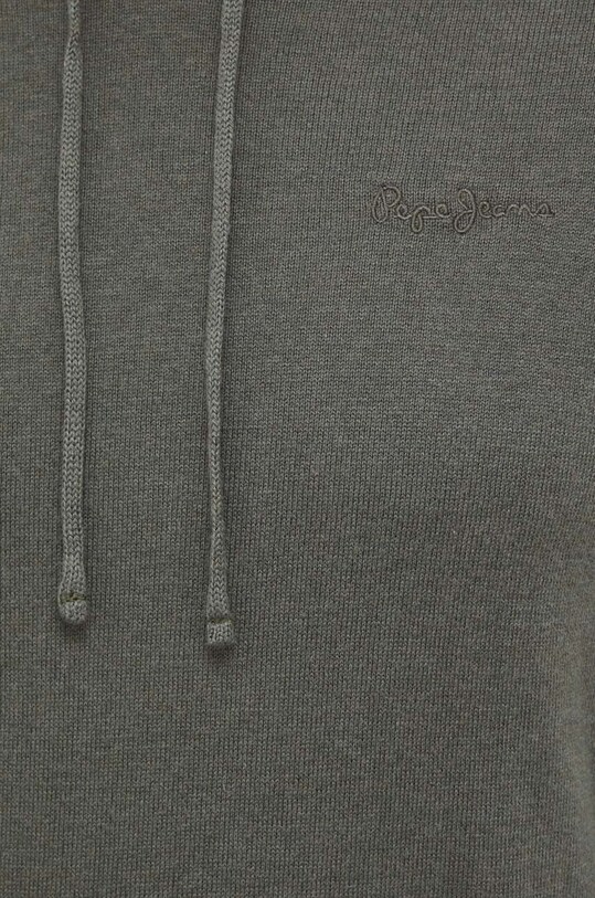 Pulover s dodatkom vune Pepe Jeans Andre PM702366.728 zelena