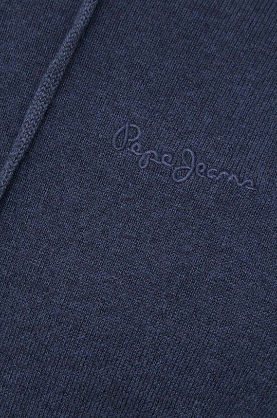 Svetr z vlněné směsi Pepe Jeans Andre PM702366.594 námořnická modř