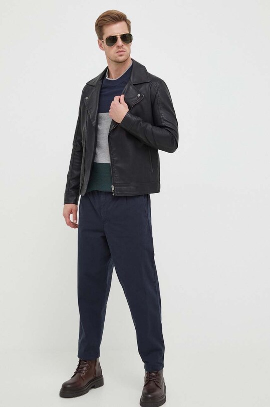 Πουλόβερ με προσθήκη μαλλιού Pepe Jeans Samuel PM702367.933 γκρί AW23